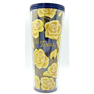 Starbucks Yellow Rose of Texas Venti Been There Series Tumbler No Straw